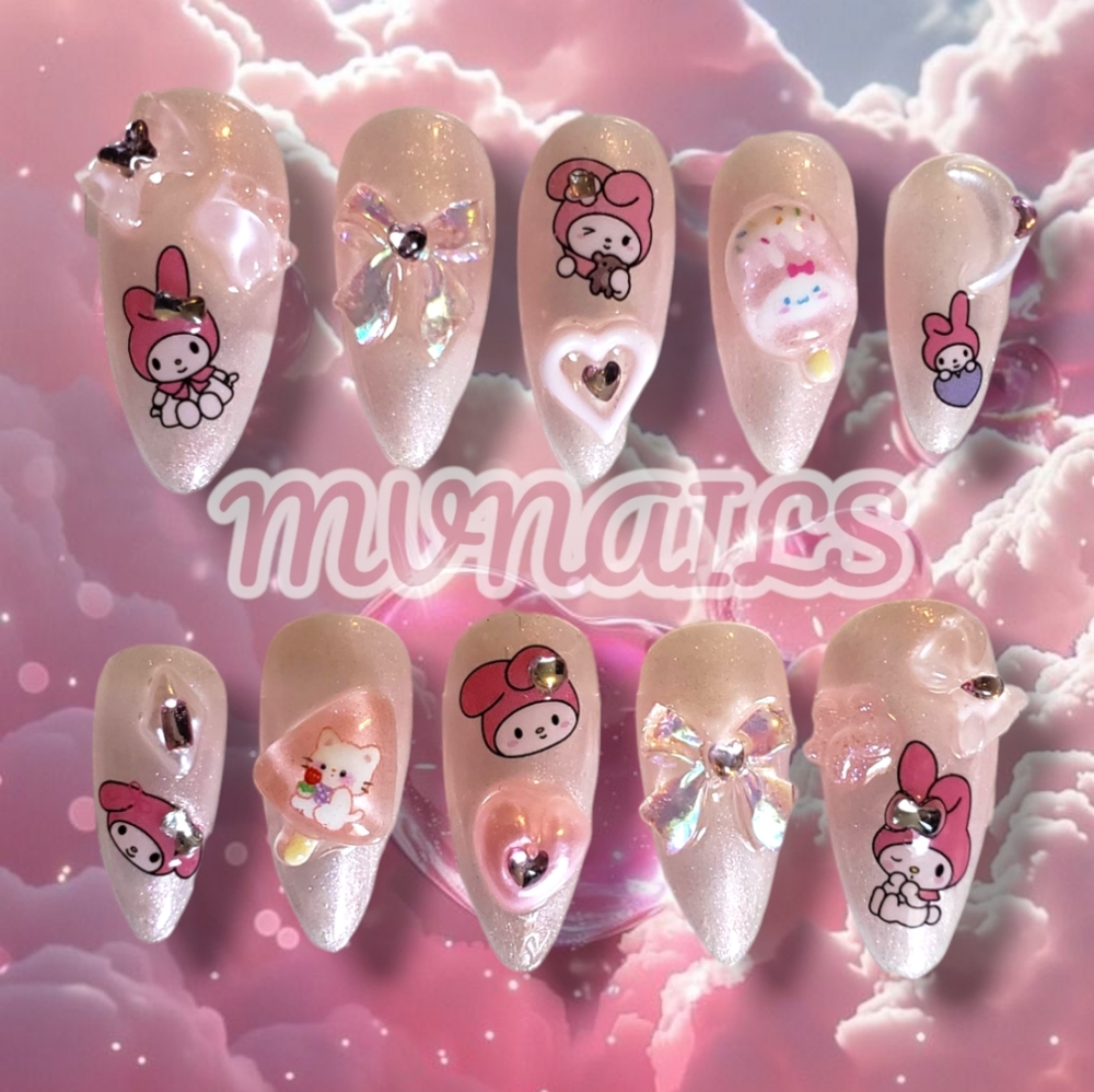 Handmade press on nails